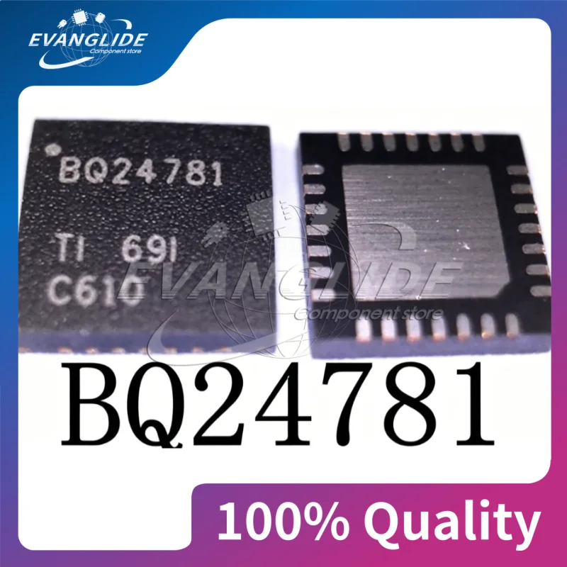 5 PCS/LOT BQ24781RUYR BQ24781 MARKED 24781 QFN28 CHIP