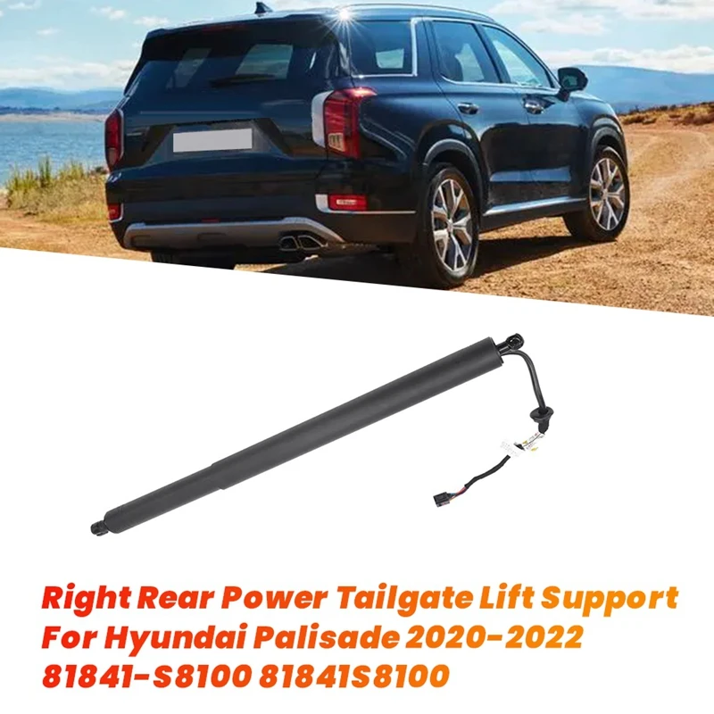 1Pair Car Power Tailgate Lift Support 81831-S8100 81841-S8100 For Hyundai Palisade 2020-2022 Electric Rear Gate Actuator