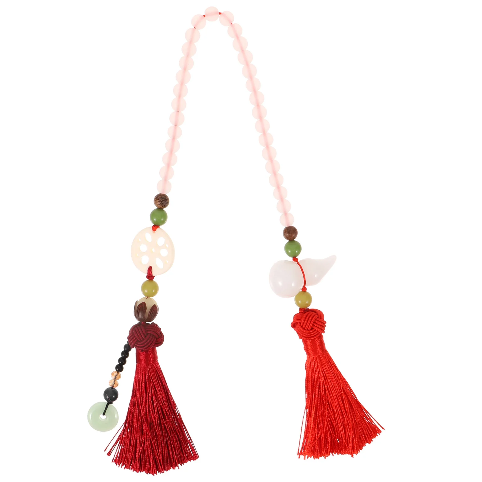 

1Pcs Premium Car Hanging Decor Lotus Design Pendant for Auto Interior Rearview Adornment Bag Bedroom Kids Room