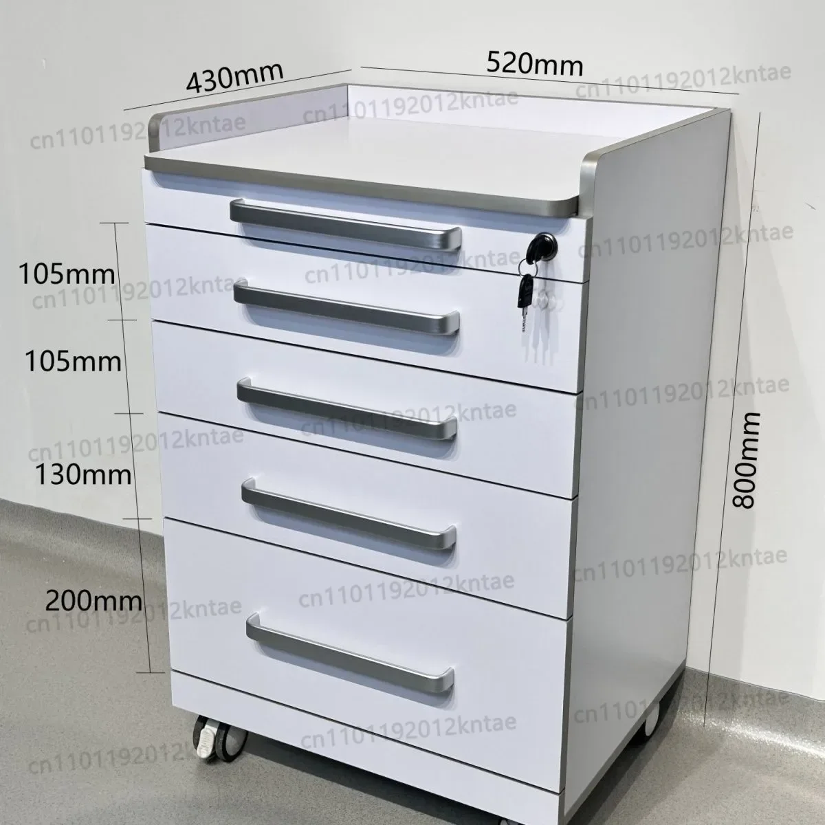 mobile side cabinet  special wooden cabinet special storage  salon workbench trolley