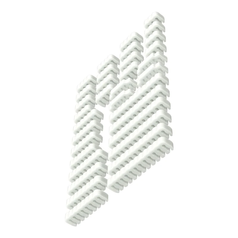 34Piece Power Cable Combs Set, Acrylic Sleeve Management for Computer Case