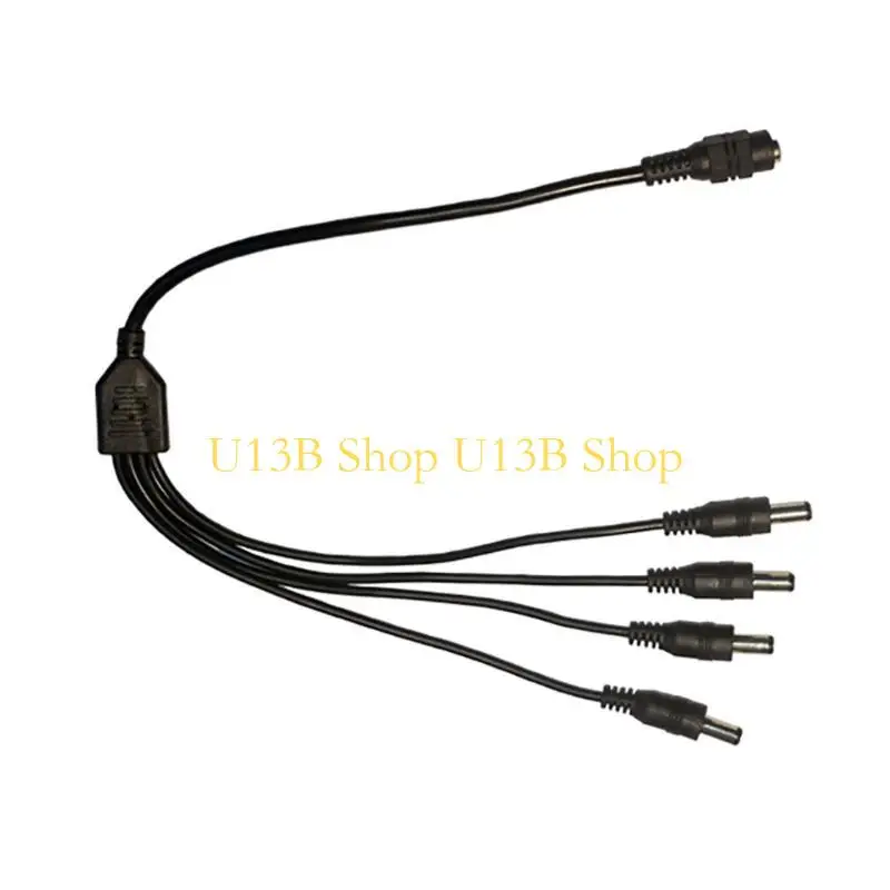 

U13B 40cm DC5521 Power Cable 5.5x2.1mm Female to 5.5x2.1mm Male Connectors Splitter Wire Extension Cord for Monitors Routers