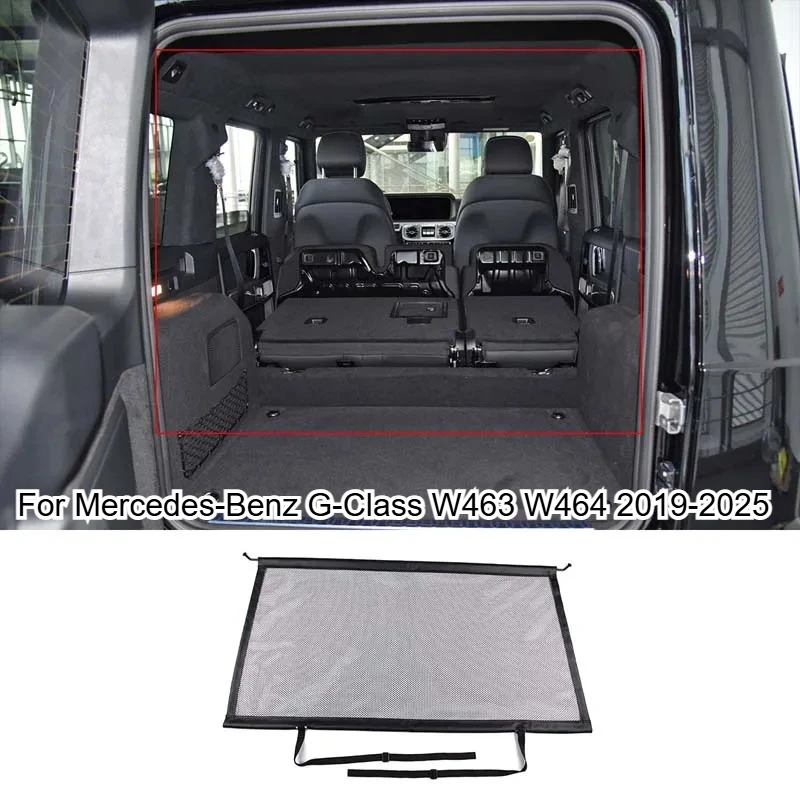 

For Mercedes-Benz G-Class W463 W464 2019-2025 trunk pet fence safety isolation protective net interior protect accessories 1PCS