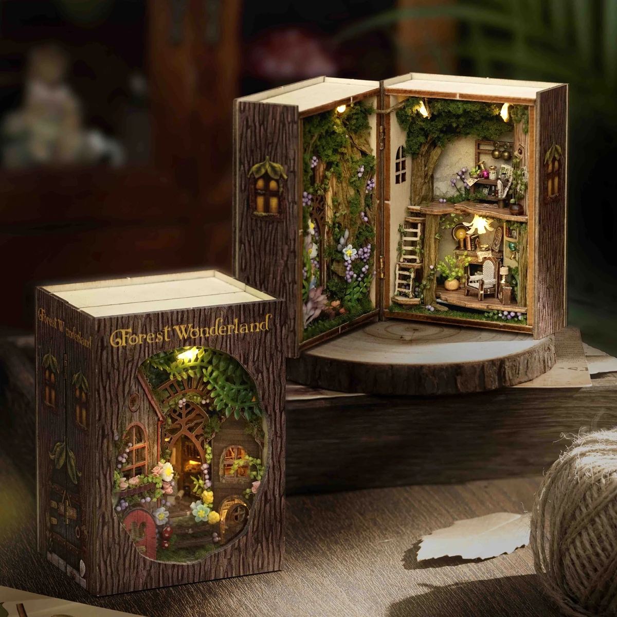 Mini modello di montaggio mini kit casa delle bambole Fai da te fatto a mano puzzle 3D set di giocattoli decorazione della camera da letto regalo di compleanno