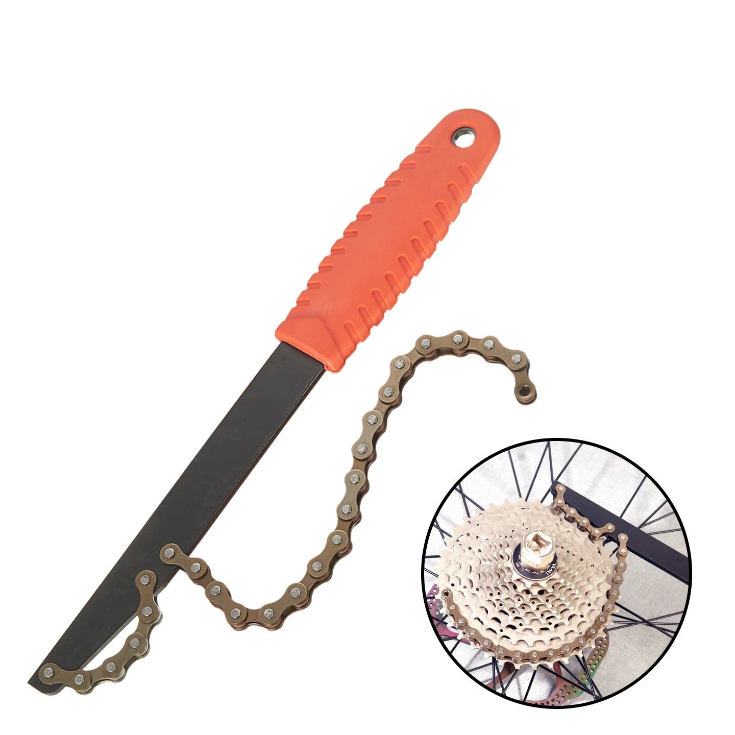 

Mountain bike card-type chain flywheel fixing wrench flywheel socket disassembly assembly wrench handle-type disassembly tool