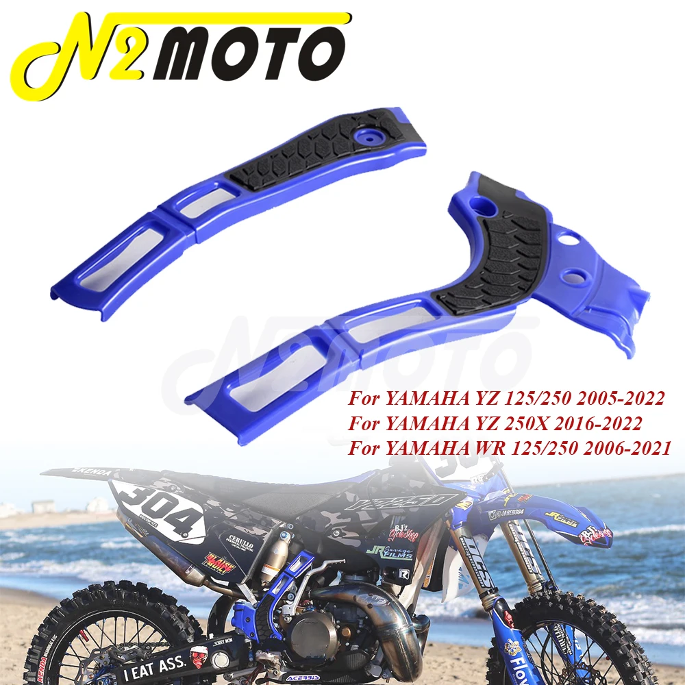 

Pit Dirt Bike X Frame Guard Off-Road Plastic X-Grip Protectors Cover For Yamaha YZ125 YZ250 YZ250X 2005-22 WR 125/250 2006-2021