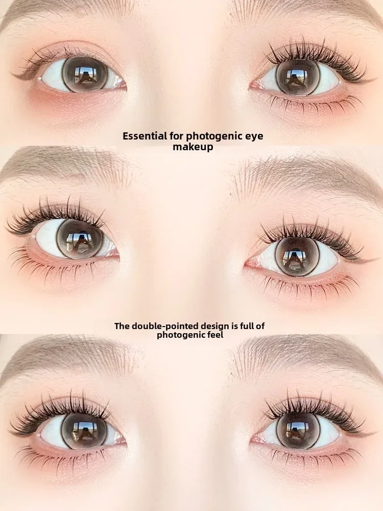 Dream Deer – faux cils en forme de cerf, sans colle, cornes de petit mouton, Super naturel, épais, trilogie segmentée