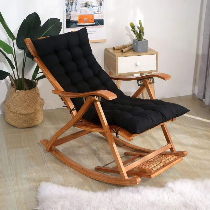 

Office Reclining Chair Cushion Rattan Rocking Chair for Afternoon Naps Comfortable Lumbar Pillows & Seat Cushionspromote sales