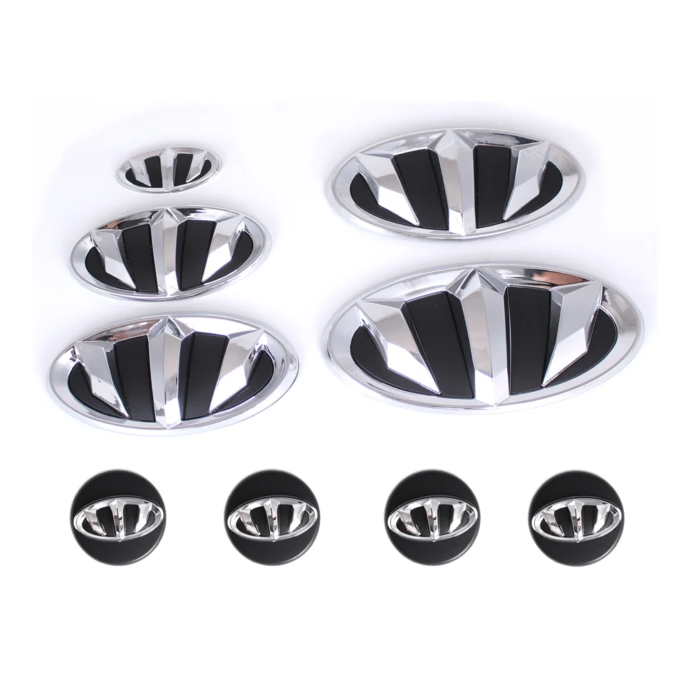 

Brenthon Front Grille Hood Rear Lid Trunk Car Steering Wheel Center Cap Emblem Stickers Badge for Sonata K5 Accessories