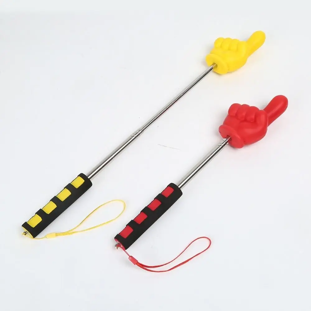 Stainless Steel Finger Reading Sticks Telescopic Rod Finger Design Whiteboard Hand Pointer Classroom Finger Pointer Students