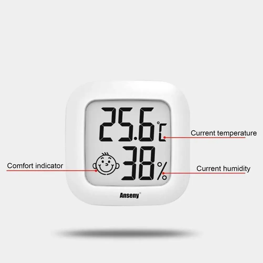 Smart Digital Thermometer Hygrometer Measurement Range Of Temperature Is From -50℃ To 70℃ Baby Indoor Mini Thermometer For H