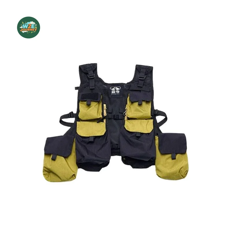 W2EJOURNEY EU US Size Top Quality Outdoor Vest Multifunctional Tactical Multi-Pocket Hiking Fishing Vest For Men Women