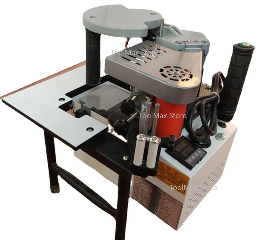 

220V 1200W Manual Edge Banding Machine Double Side Gluing Portable Edge Bander Woodworking Edge Banding Machine