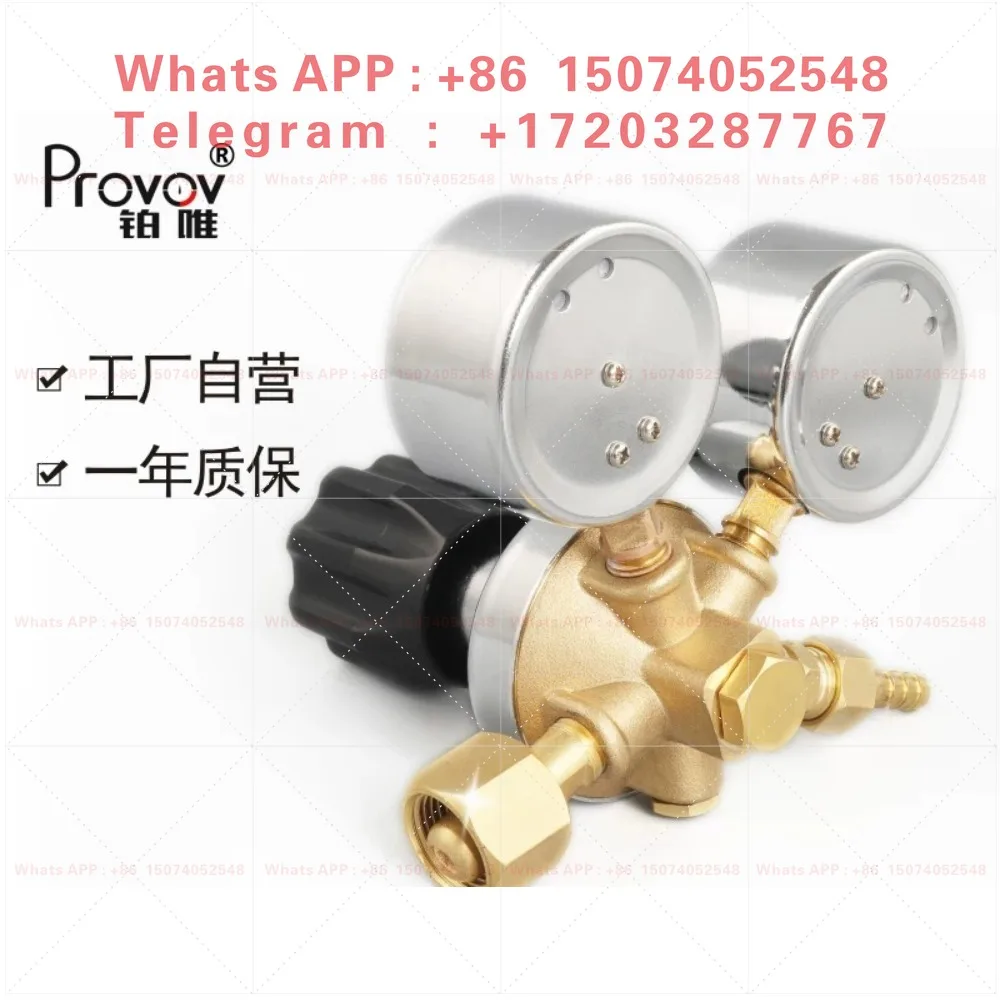 Oxygen pressure reducer All copper pressure regulator YQY-12 liquid oxygen bottle pressure gauge O2