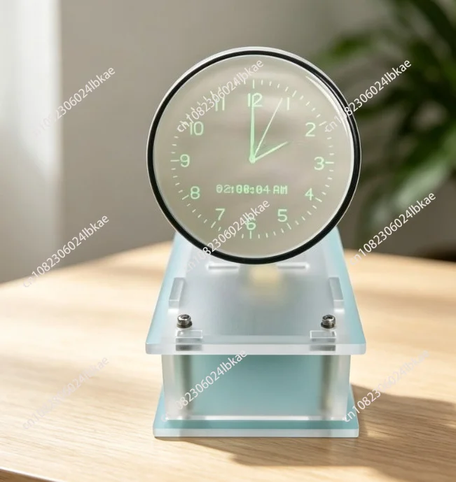 Creative DIY Handmade Tube Clock with 30+ Display Modes, Upgraded Model Equipped with 7SJ32J Oscilloscope Tube and Driver Board
