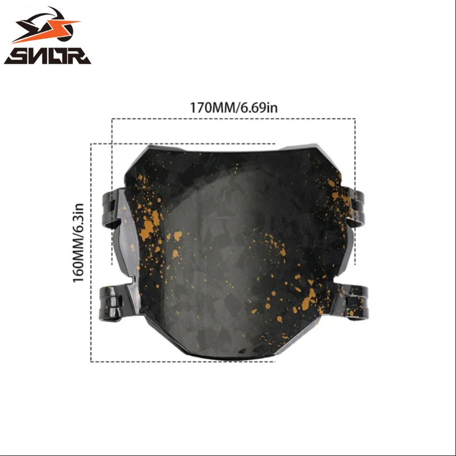 SNOR Motocross Front Number Plate Thickened License Plates For Talaria Surron Light bee S X E-Bike Sting Stark Varg 79 Bike