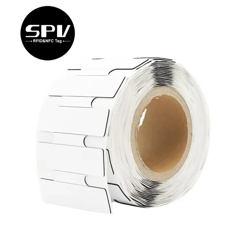 SPVRFID Printable UHF Flexible 860 960MHz UHF UCODE Sticker Metal RFID Tag for Asset Tracking Management