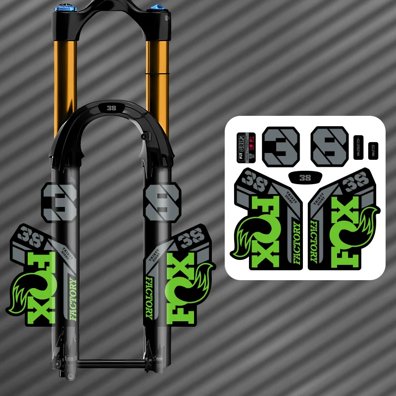 ENDURO Vorderradgabel Aufkleber für MTB Fahrrad Qualität Fahrrad Aufkleber DIY AM DH Gabeln Aufkleber Wasserdichte Schutzfolie