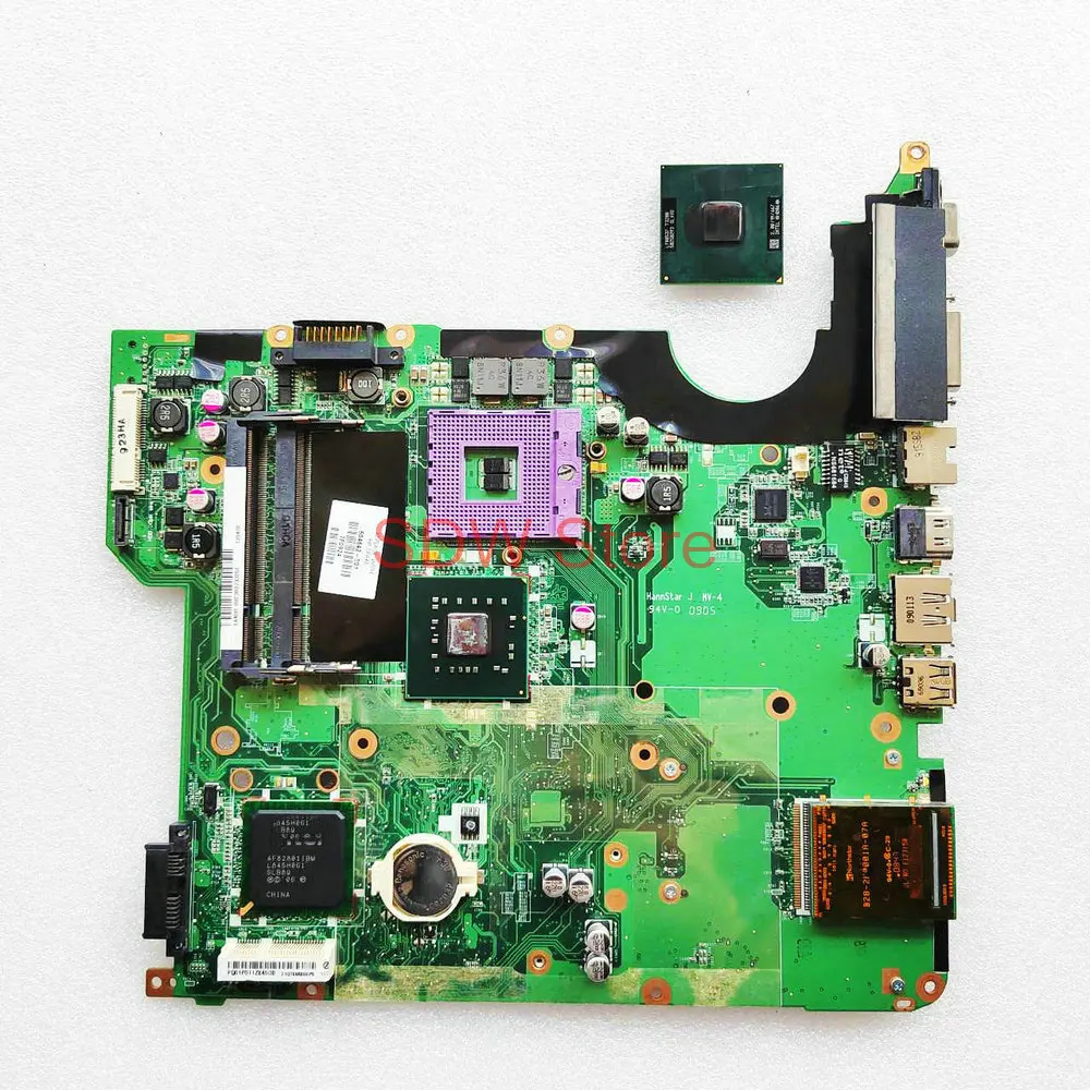 482868-001 504642-001 For HP DV5 Laptop Motherboard + cpu + heatsink GM45 Instead 482324-001 482325-001 502638-001-001 tested OK