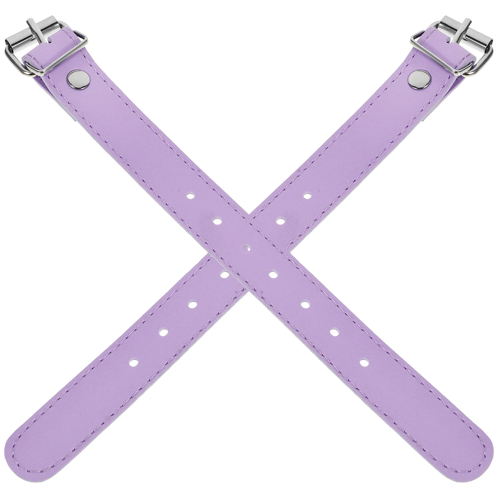 

Bike Straps Front Belts for Bicycle Purple Compact Adjustable Holes Bike Strap PU Riding Accessories