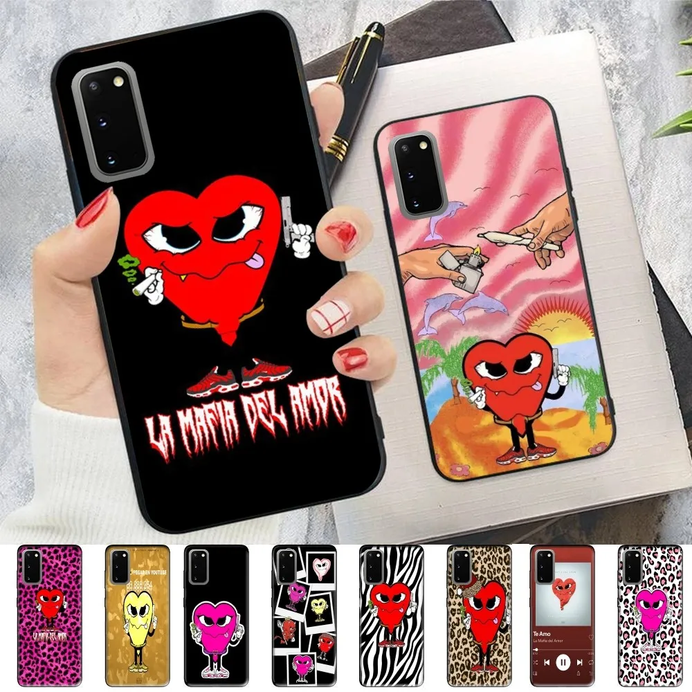 Love Mafia L-La M-Mafia D-Del A-Amor Phone Case For Samsung S 9 10 20 21 22 23 30 23 24 plus lite Ultra FE S10lite Fundas