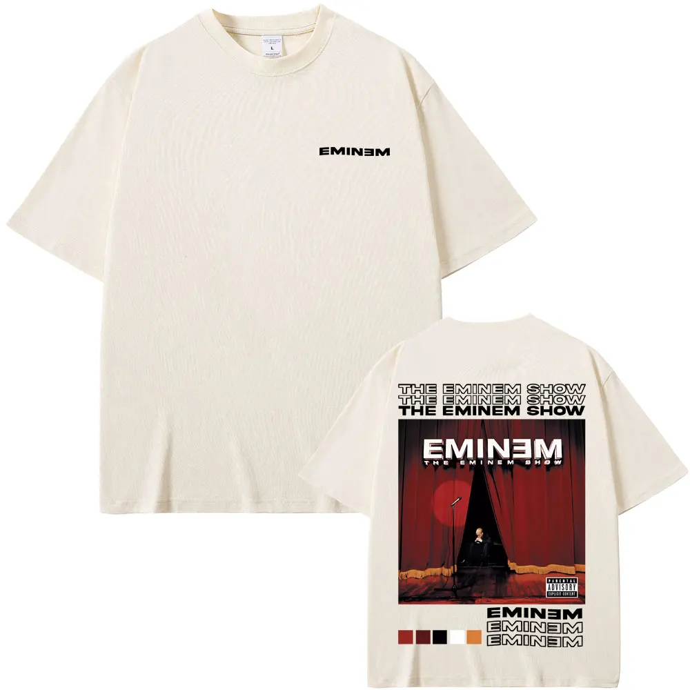 

Rare Rapper Eminem The Eminem Show Hip Hop Vintage Graphic T-shirt Men Women Fashion Oversized Tshirt Men's 100% Cotton T Shirt