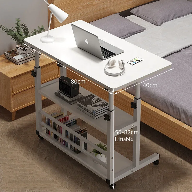 

Furniture Bedside table portable rental desk home student desk simple dormitory lazy lift computer desk three layer storage