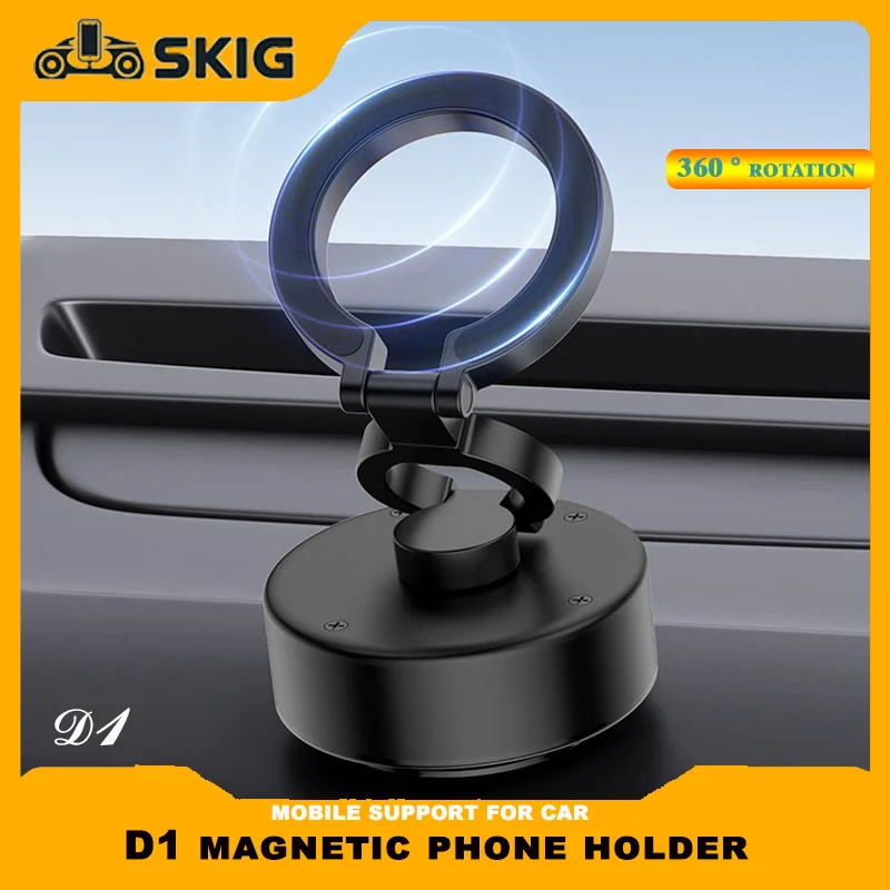 360°rotatable Vacum Car Holder for IPhone Samsung Xiaomi Magnetic Mount Vacuum Phone Holder Car Accessories Interior Bracket