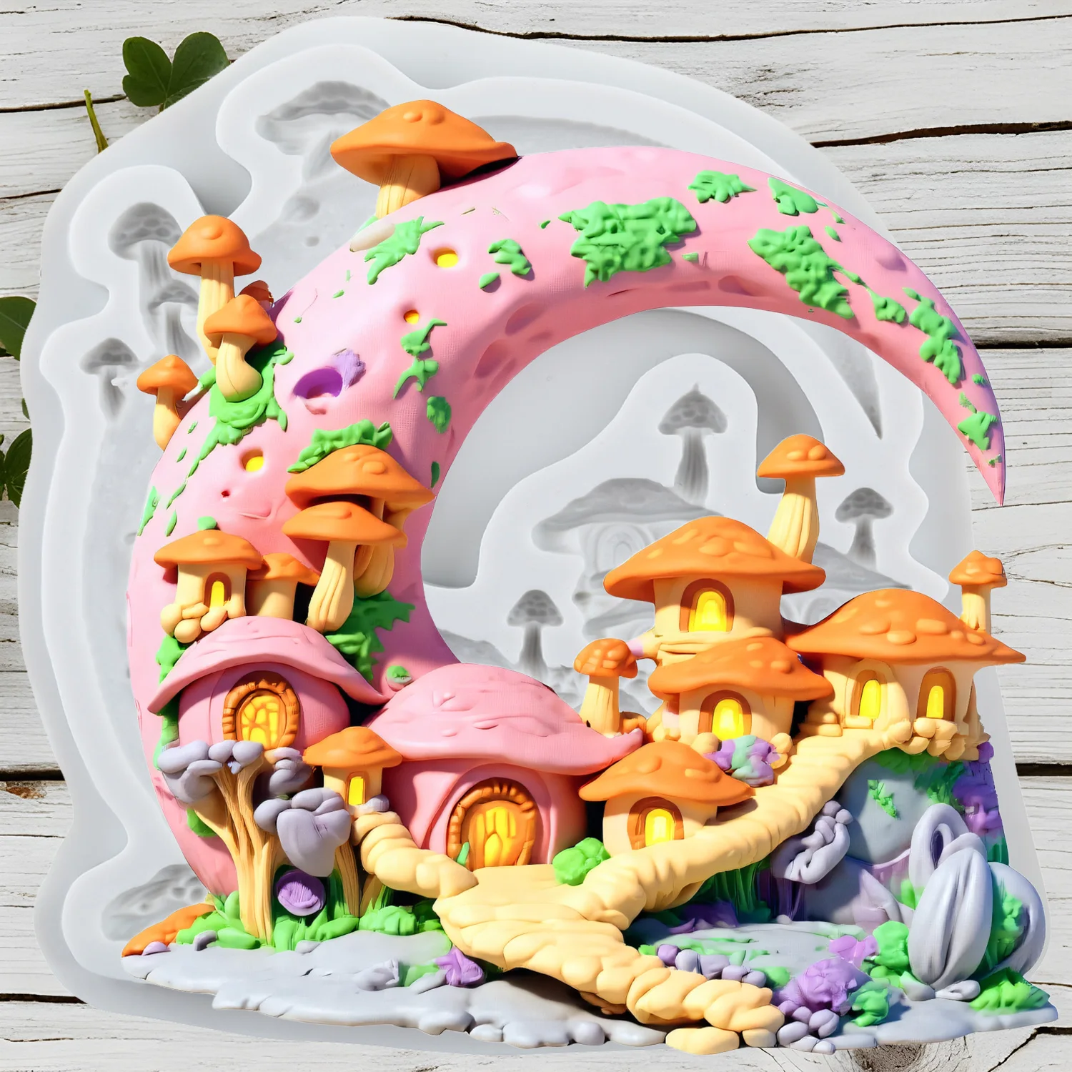 Mushroom House Sili… - image