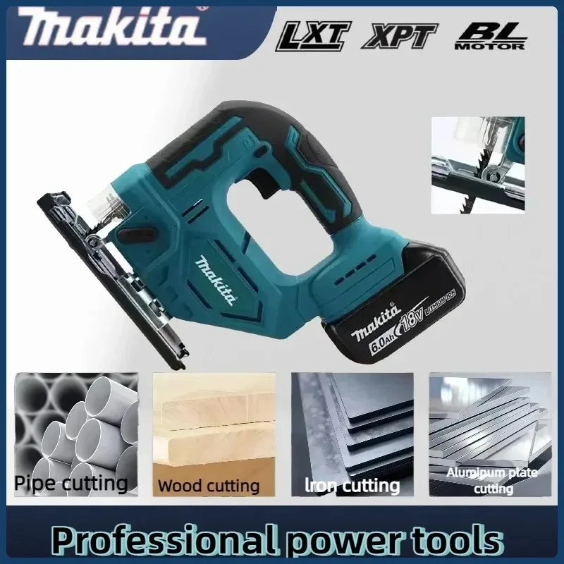 Makita DJV182Z 340W Brushless Jigsaw 18V Without Battery with Saw Blade Cordless Barrel Handle Portable Carpenter Power Tool