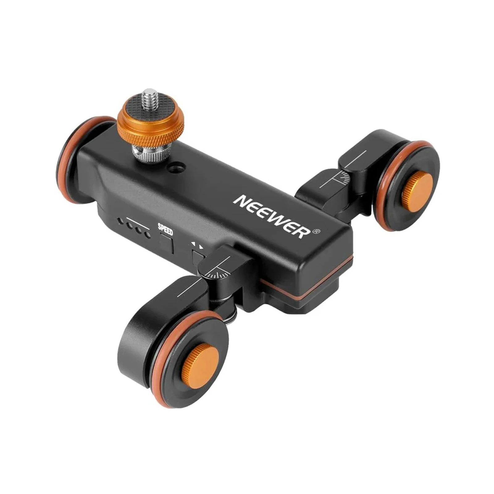 

Neewer Wireless Video Camera Dolly 3-Speed Motorized Electric Track Rail Slider 3-Wheels For GoPro Cameras Camera Accessories