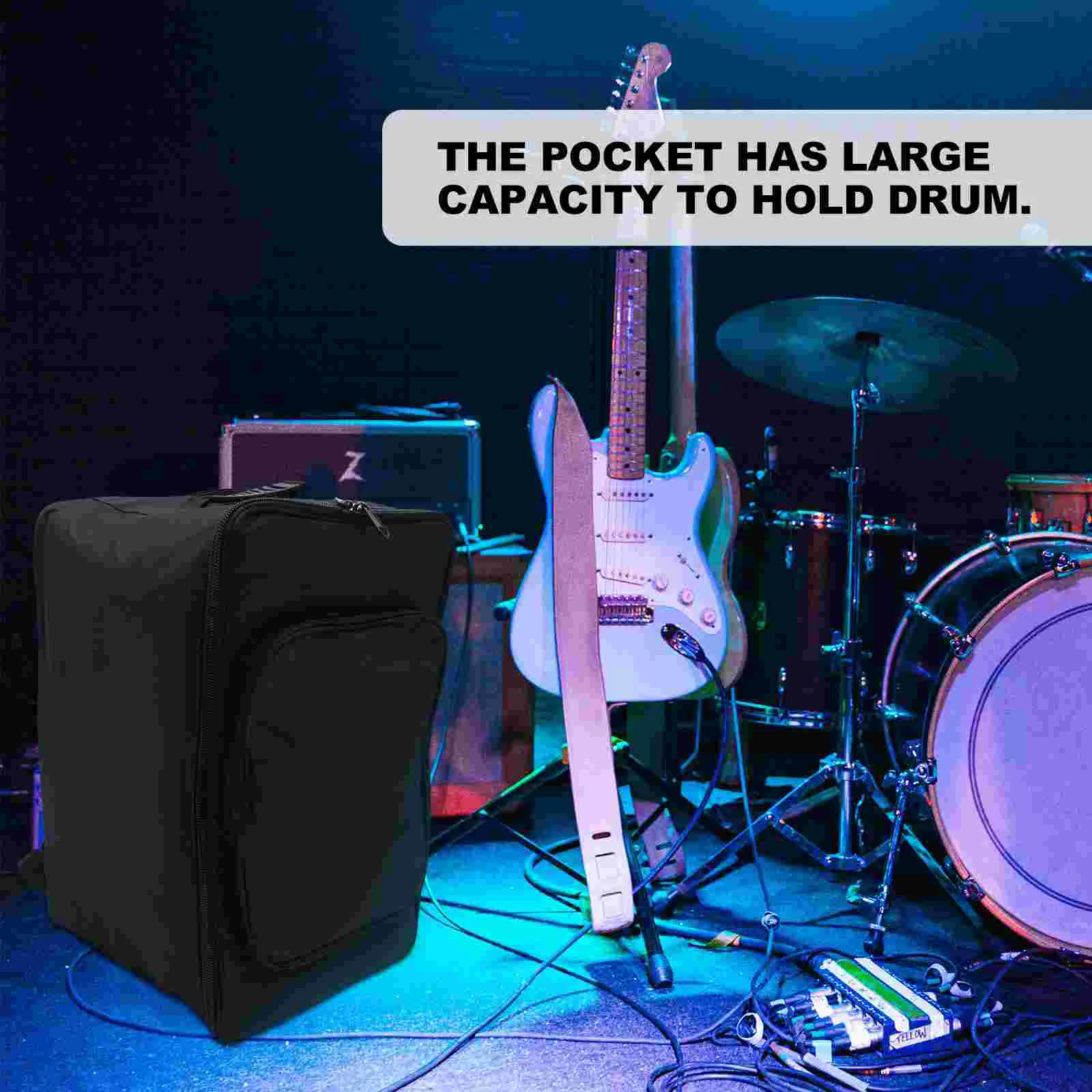 Tote Bag Cajon Drum Carrying Storage Wallet Accessory Pouch Black Backpack Container Travel