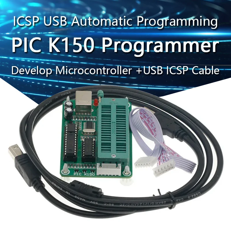 

PIC K150 ICSP Programmer USB Automatic Programming Develop Microcontroller +USB ICSP Cable