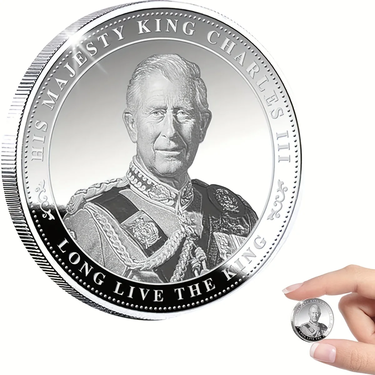 Commemorative coin of his Majesty the King of England, commemorative coin, gift 1pc