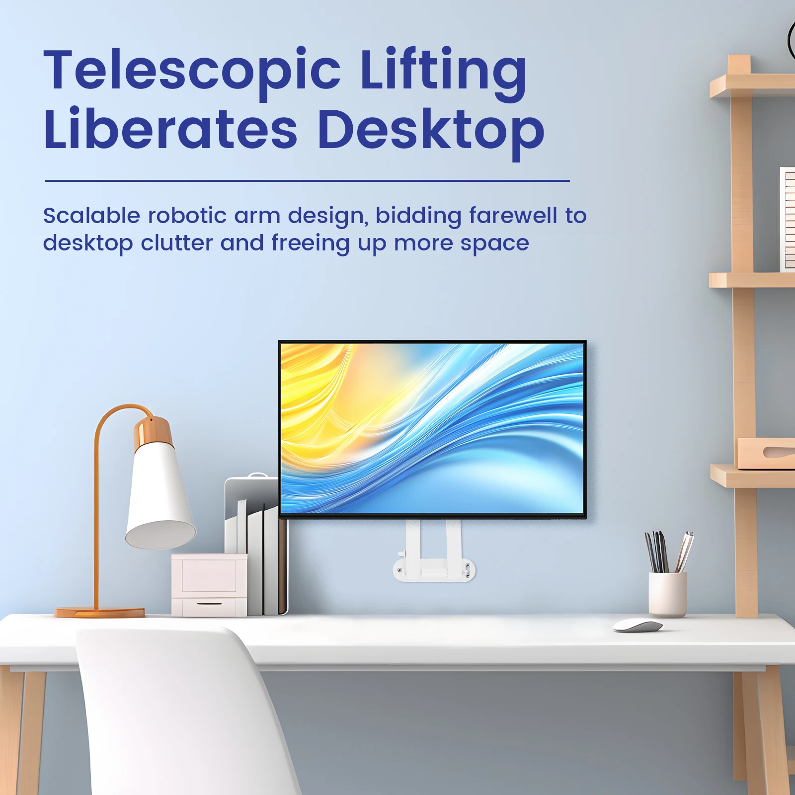 TV Mount Lockable TV Wall Bracket for Most 14 to 32 Inch TVs TV Stand Extension Heavy Duty Arm Mount Bracket For Camper Van RV