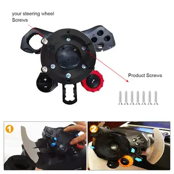 Adaptérová deska pro volant 13/14 palců 70 mm PCD pro závodní volant do auta, modifikace her pro Logitech G29 G920 G923 8 nejlepší prodej samolepky na volant logitech g29 - №2