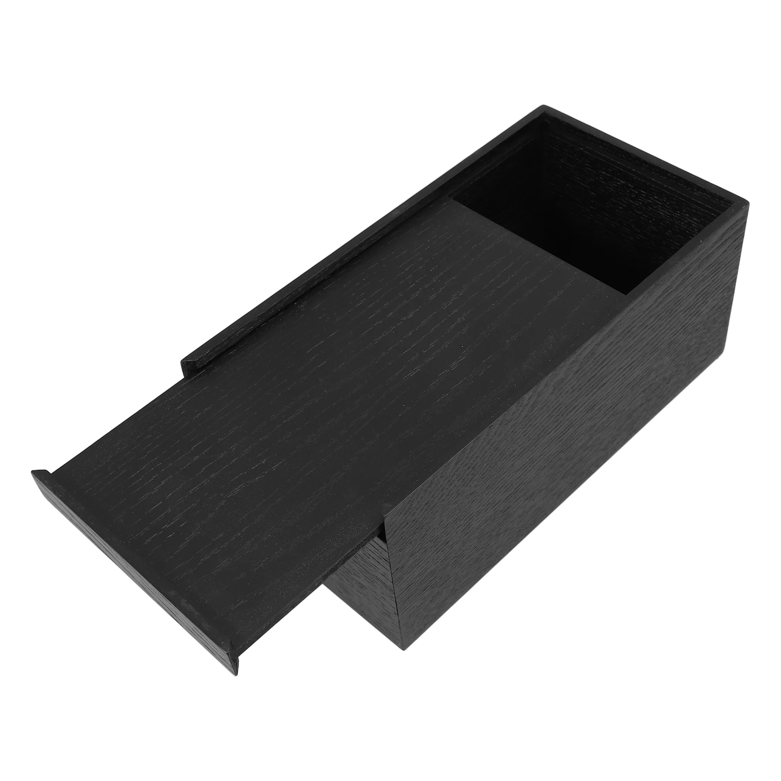

Solid Wood Tissue Box Tea Color 23x12x10cm Retro Rectangular Napkin Holder Home Hotel Living Room Desktop Decor Storage