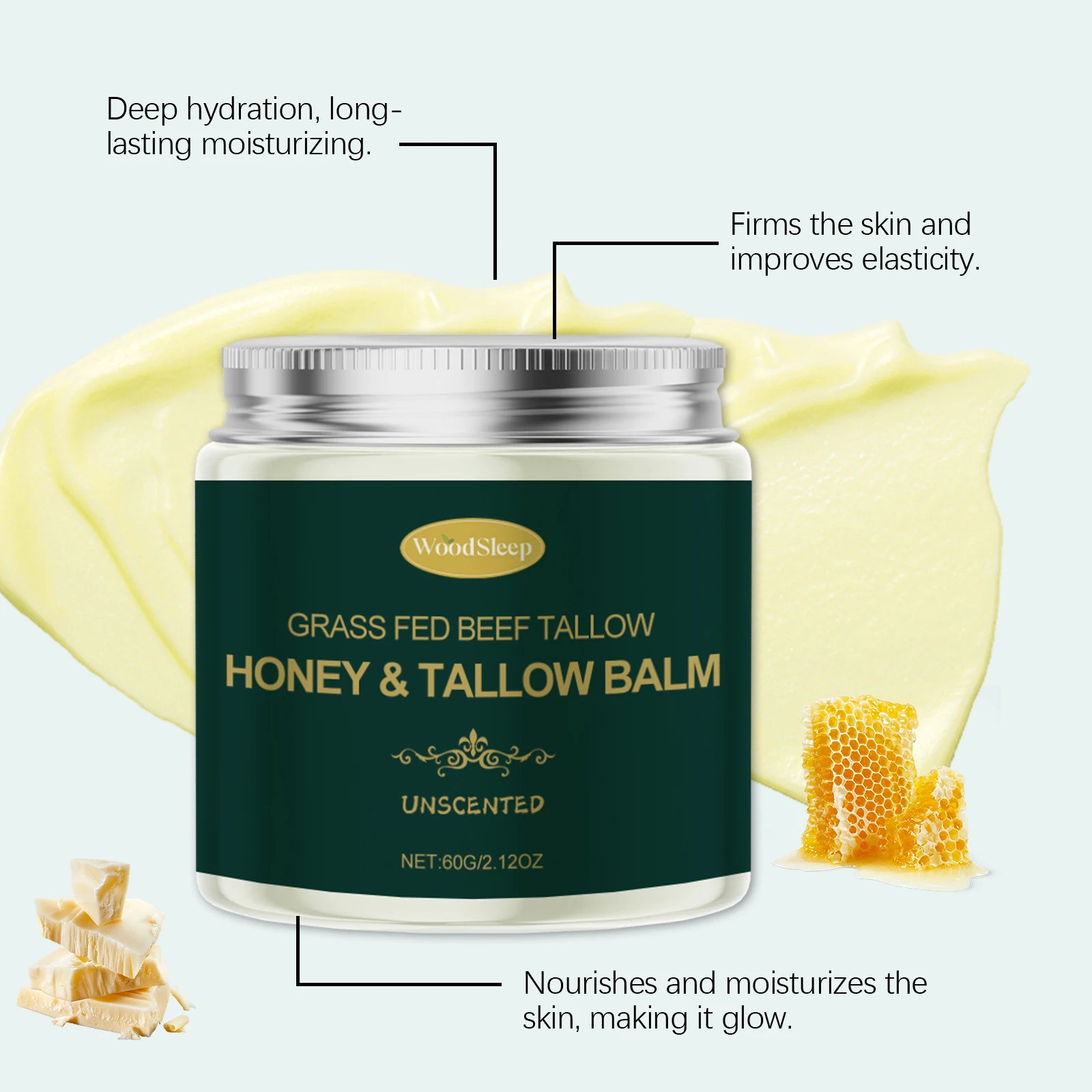 Woodsleep Moisturizer Skin Face Cream Relieve Skin Dryness Firming The Skin Enhances Elasticity Soothing Brighten Remove Dull