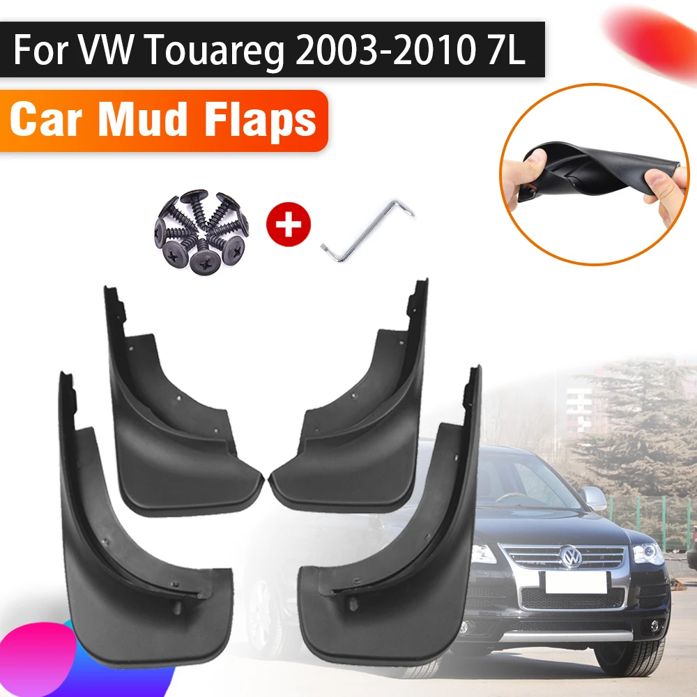 

Anti-splash Mud Flaps For Volkswagen VW Touareg 7L 2003~2010 Auto Mudguards Splash Guard Front Rear Mud Fenders Car Accessories