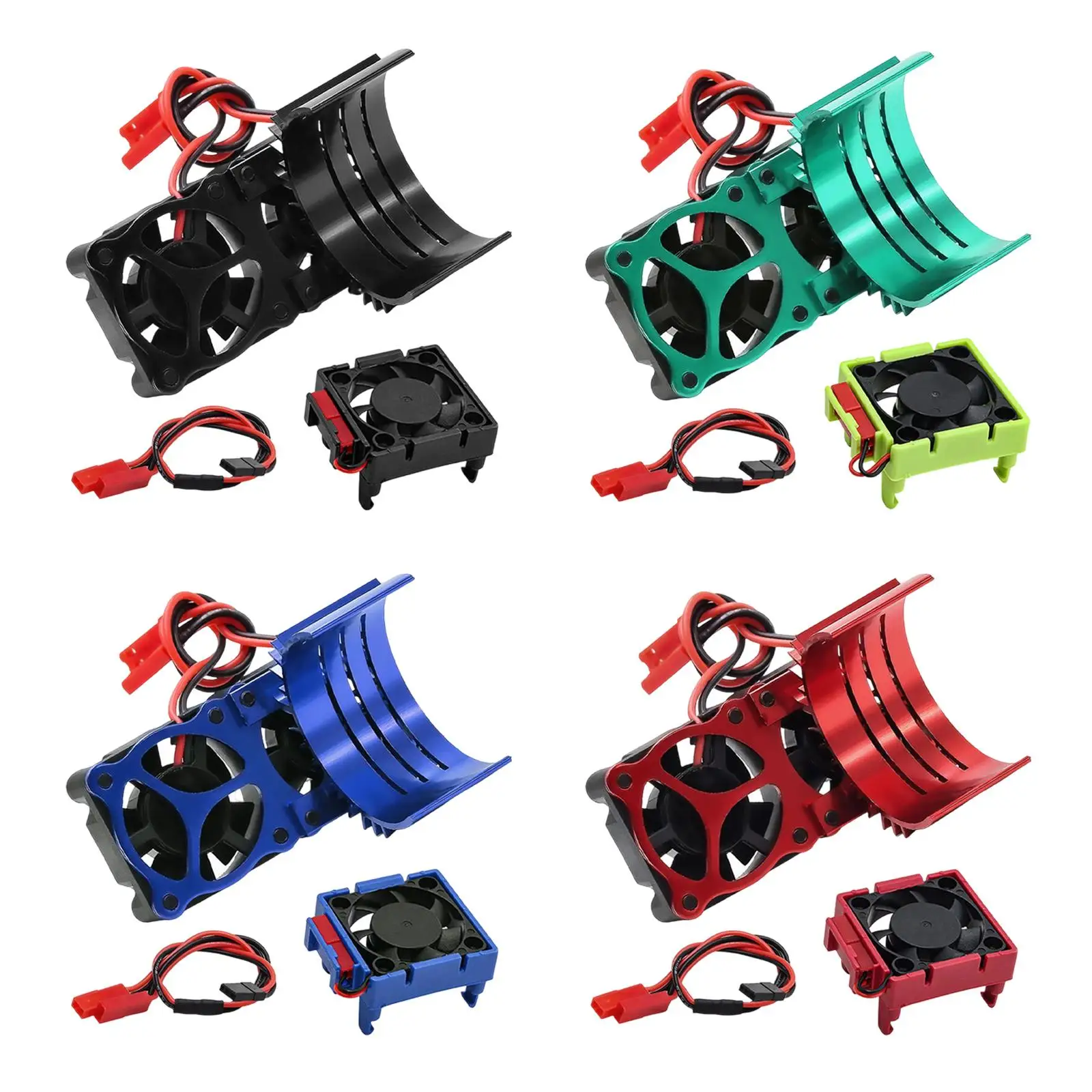 3340 RC 冷却ファン スペアパーツ 信頼性の高い高性能ダブルファン バンディット Vxl-3S 2WD/4WD 用直接交換