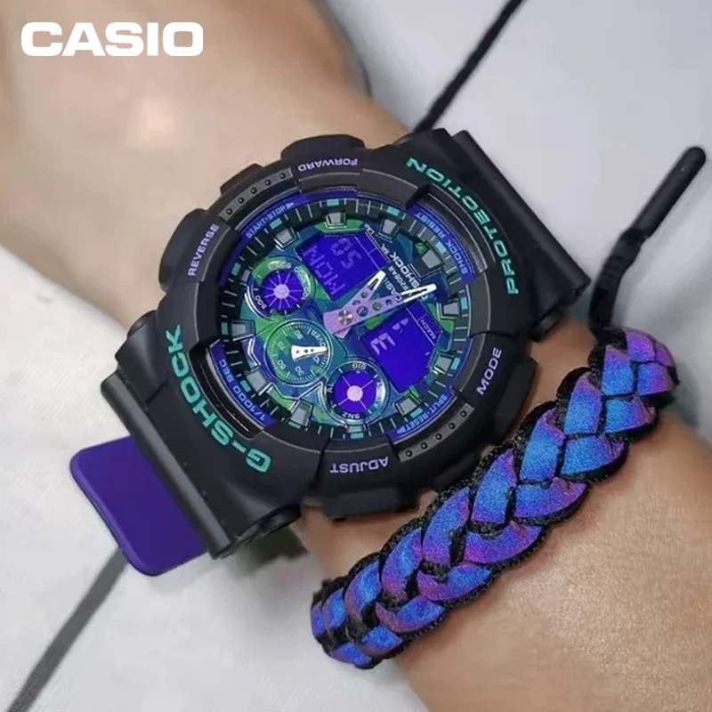 Casio GA-100 G-SHOCK Series Cool Men\'s Sports Digital Watch Limited Luxury Stars With The Tide Electronic Eatch Euminous Japan