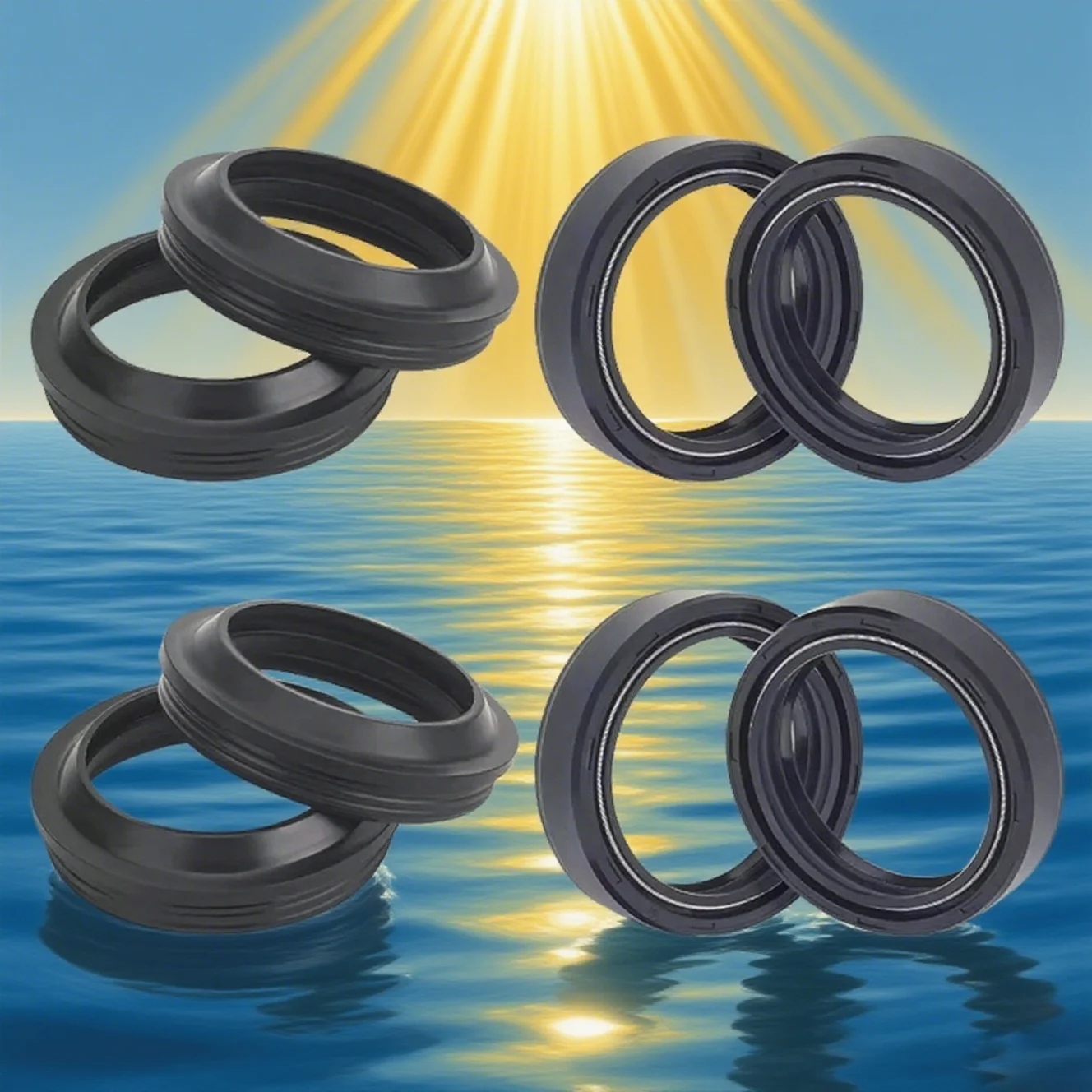 

36x48x8 Front Fork Dust Oil Seal For Kawasaki GPZ750 GPZ750R KZ750L KZ750M CSR KZ750 KZ750B KZ750H KZ750K LTD Belt KZ GPZ 750 R1