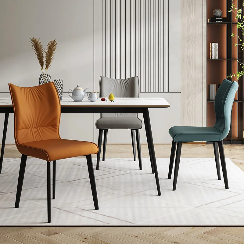 

Dining chair modern simple back chair negotiation chair Home Restaurant nail chair hamburger shop coffee shop milk tea shop chai