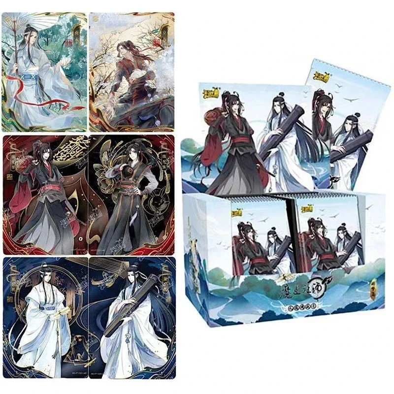 Anime Mo Dao Zu Shi 2nd Drunk Dreams Signature Cards Wei Wuxian Lan Wangji Lan Sizhui Collection Cards