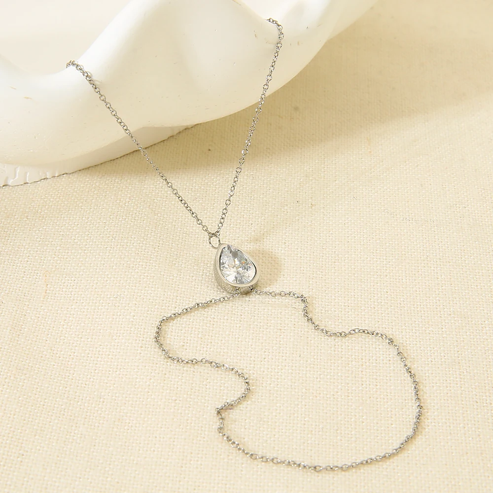 Bracelet en pierre de zircone cubique plaqué or 18 carats pour femmes, chaîne à main TD, anneau tendance, chaîne à main, bijoux de corps