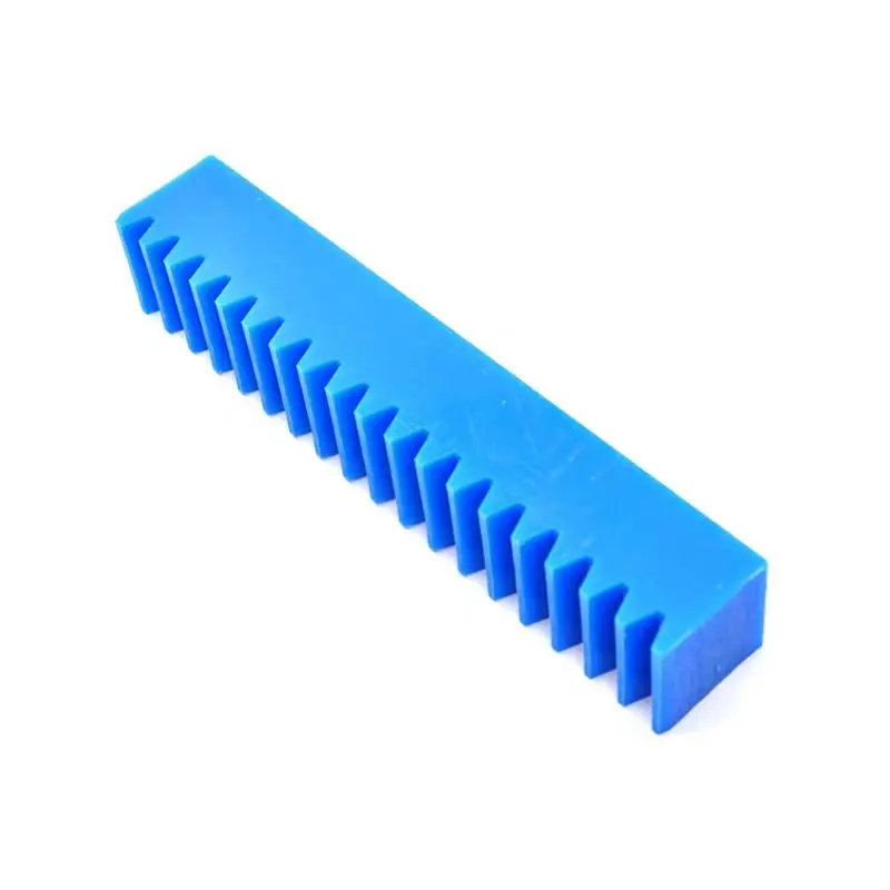1Pcs Blue Plastic Gear Rack Length 300mm 500mm Straight Rack Mechanical Transmission Guide Rail 1/1.5/2/2.5/3/4 Mod Customized