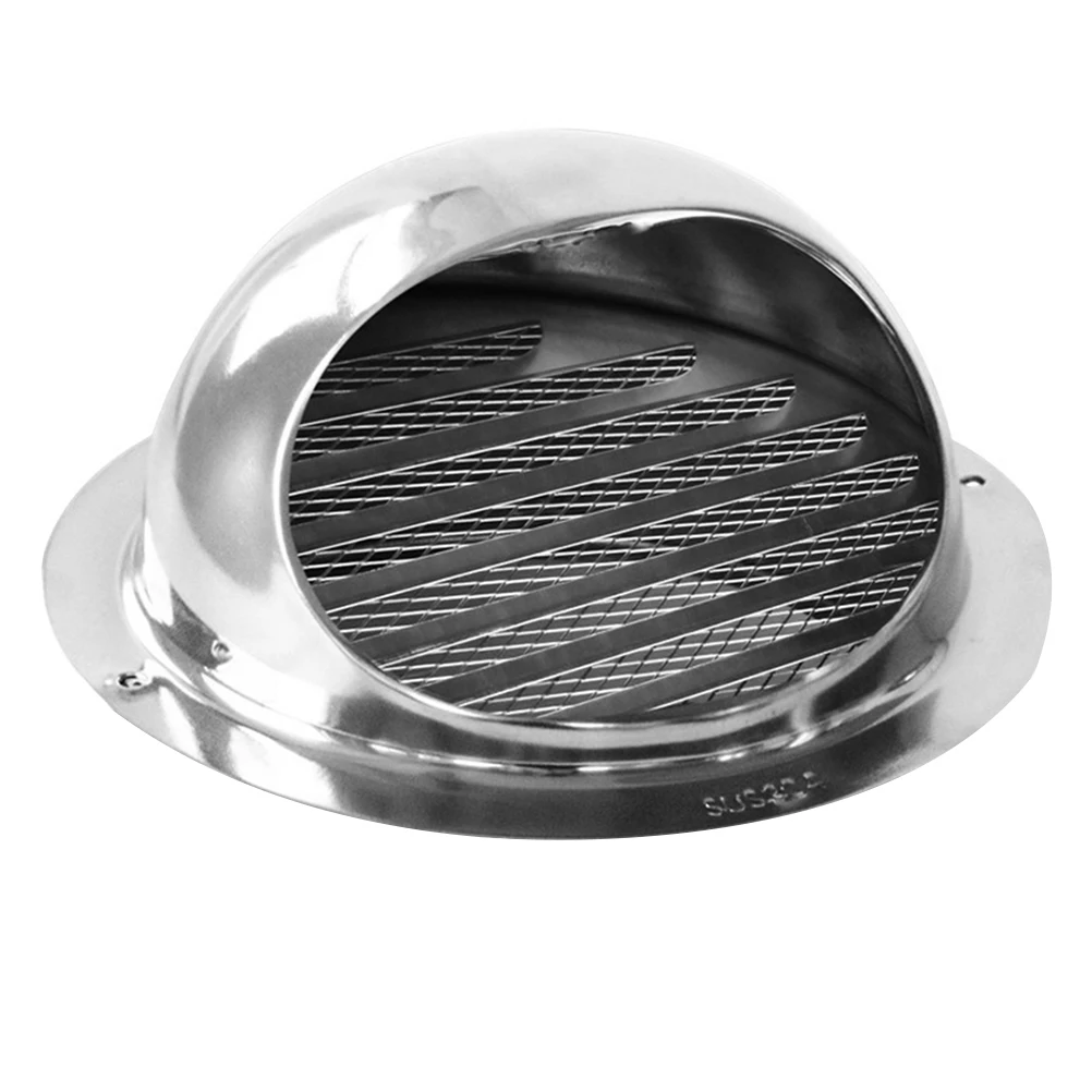 

Air Covering Round Stainless Steel Roof Vent Rain Hood Windproof Chimney Pipe Exhaust Cap Durable Vent Screen For Bathroom