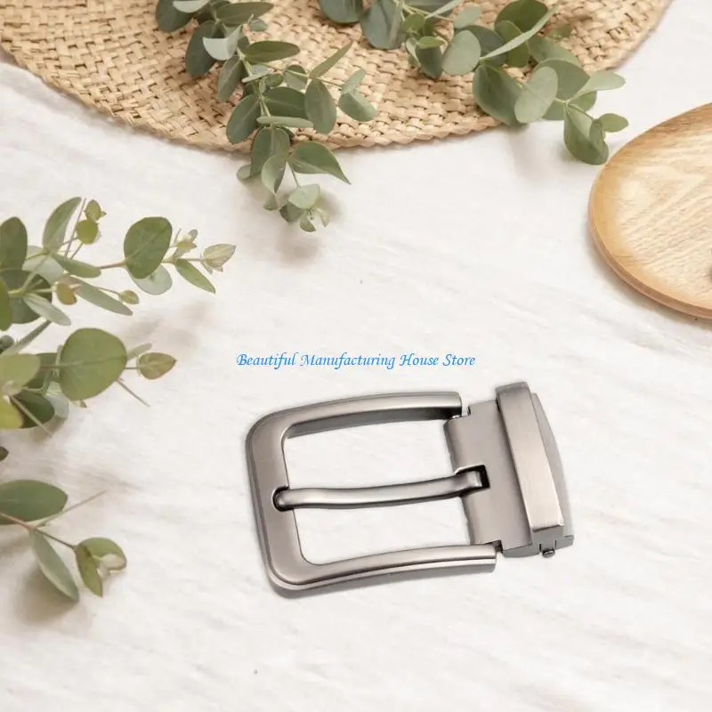 E56A Classical Metal Belt Buckle Metal Belt Buckle DIY Accessories for Unisex
