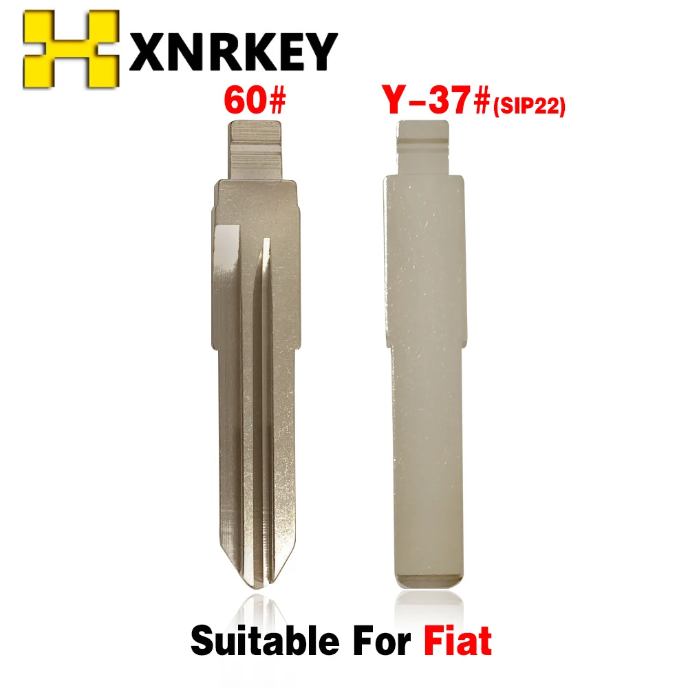 

XNRKEY 10pcs 157# SIP22 60# GT15 Replacement Metal Uncut Blank Flip Remote Key Blade for Fiat Punto Ducato Stilo Panda Idea