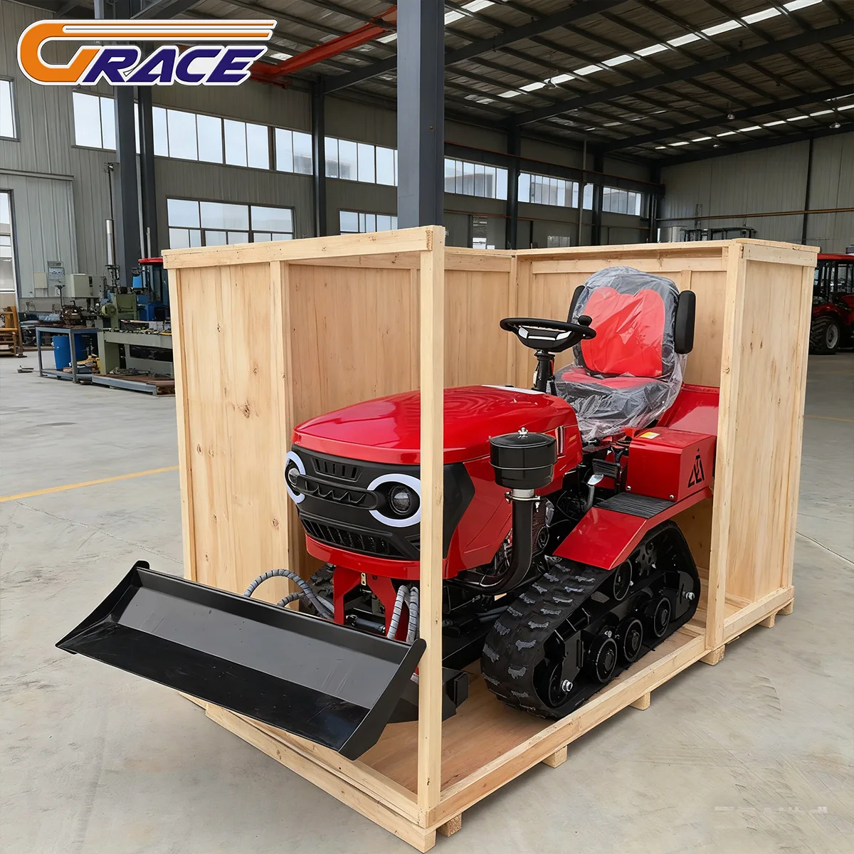 Factory Supply Agricultural Machinery 25hp 35hp Crawler Tractor Cultivator Rotary Tiller for Deposit Price